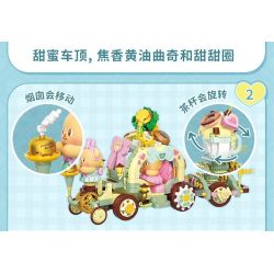 TOP TOY TC3506 3506 BUTTER BEARS BÁNH XE QUAN SÁT SAO bộ đồ chơi xếp lắp ráp ghép mô hình BUTTERBRAR