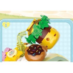 TOP TOY TC3506 3506 BUTTER BEARS BÁNH XE QUAN SÁT SAO bộ đồ chơi xếp lắp ráp ghép mô hình BUTTERBRAR