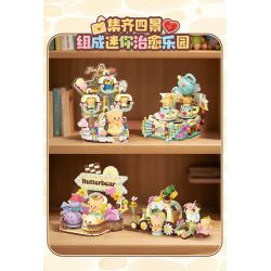 TOP TOY TC3506 3506 BUTTER BEARS BÁNH XE QUAN SÁT SAO bộ đồ chơi xếp lắp ráp ghép mô hình BUTTERBRAR