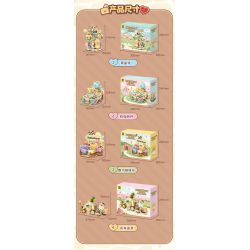 TOP TOY TC3506 3506 BUTTER BEARS BÁNH XE QUAN SÁT SAO bộ đồ chơi xếp lắp ráp ghép mô hình BUTTERBRAR