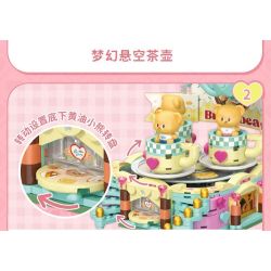TOP TOY TC3506 3506 BUTTER BEARS BÁNH XE QUAN SÁT SAO bộ đồ chơi xếp lắp ráp ghép mô hình BUTTERBRAR