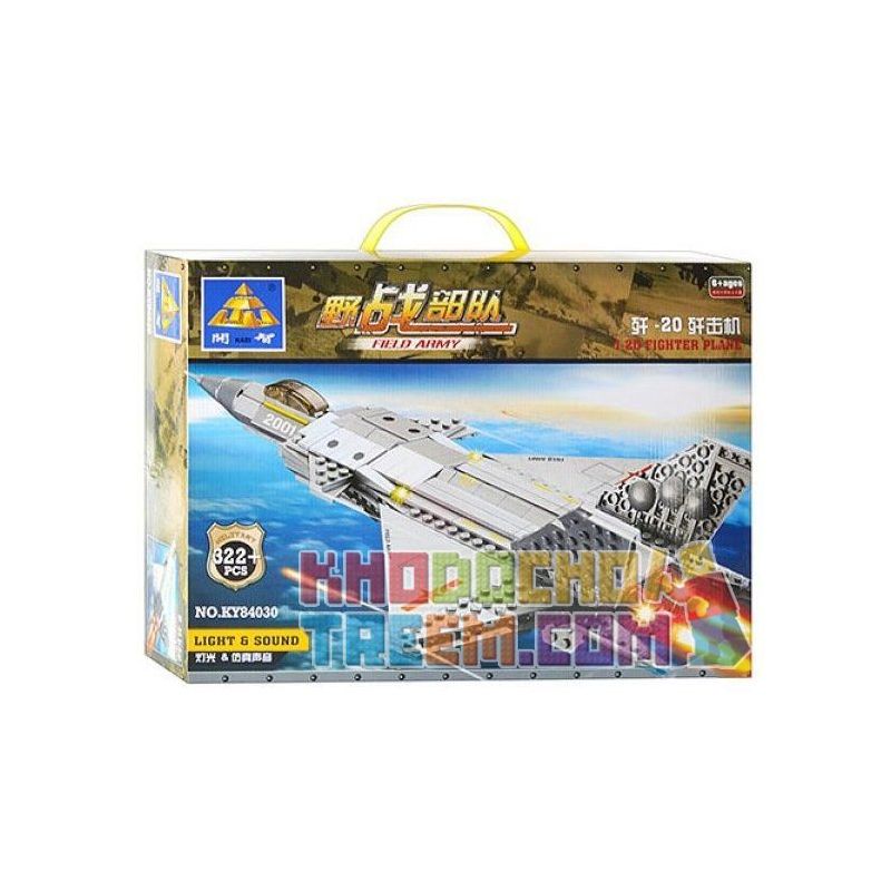Kazi KY84030 84030 non  MÁY BAY CHIẾN ĐẤU J-20 bộ đồ chơi xếp lắp ráp ghép mô hình Field Army FIELD ARMY J-20 FIGHTER PLANE Chiến Trường 324 khối Kazi KY84030 84030 non  MÁY BAY CHIẾN ĐẤU J-20 bộ đồ chơi xếp lắp ráp ghép mô hình Field Army FIELD ARMY J-20 FIGHTER PLANE Chiến Trường 324 khối