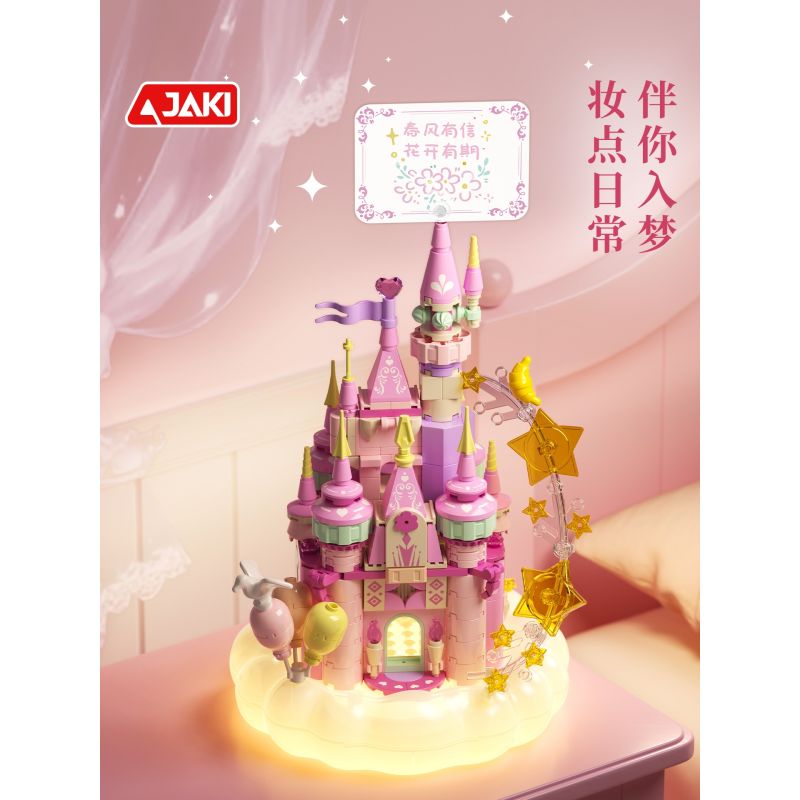 JAKI AK030 LÂU ĐÀI TRÊN MÂY TRONG MƠ CỦA NGÔI SAO bộ đồ chơi xếp lắp ráp ghép mô hình Girl Con Gái