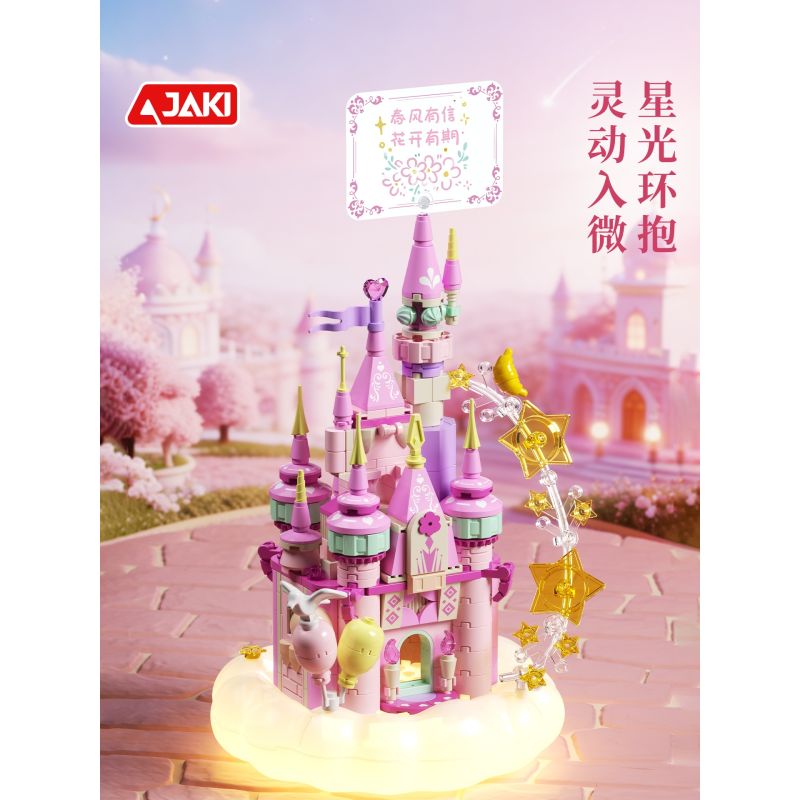 JAKI AK030 LÂU ĐÀI TRÊN MÂY TRONG MƠ CỦA NGÔI SAO bộ đồ chơi xếp lắp ráp ghép mô hình Girl Con Gái