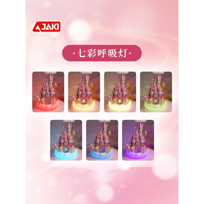 JAKI AK030 LÂU ĐÀI TRÊN MÂY TRONG MƠ CỦA NGÔI SAO bộ đồ chơi xếp lắp ráp ghép mô hình Girl Con Gái