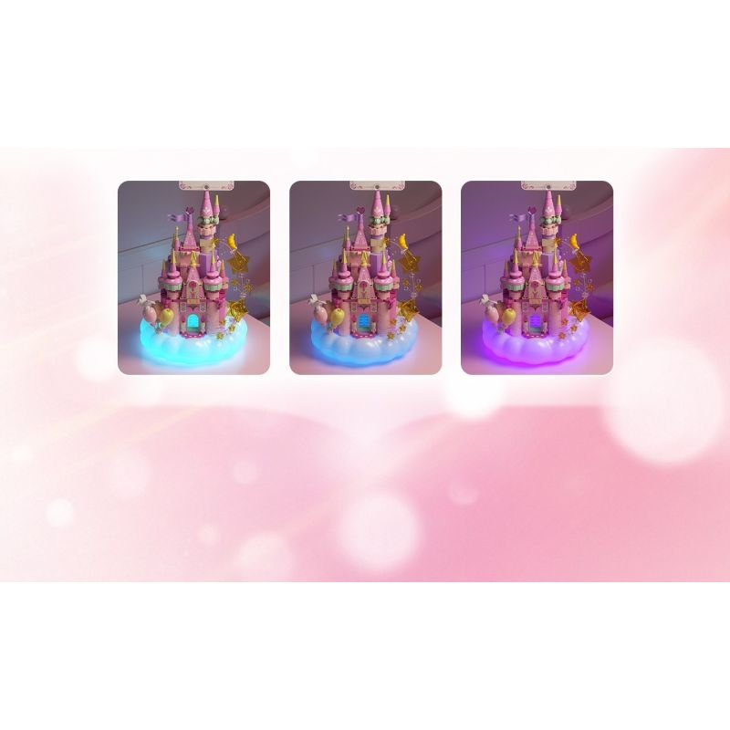 JAKI AK030 LÂU ĐÀI TRÊN MÂY TRONG MƠ CỦA NGÔI SAO bộ đồ chơi xếp lắp ráp ghép mô hình Girl Con Gái