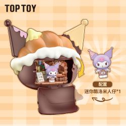 TOP TOY TC1835 1835 BỮA TIỆC BÁNH MÌ KUROMI DAWA bộ đồ chơi xếp lắp ráp ghép mô hình KUROMI BREAD PARTY 200 khối