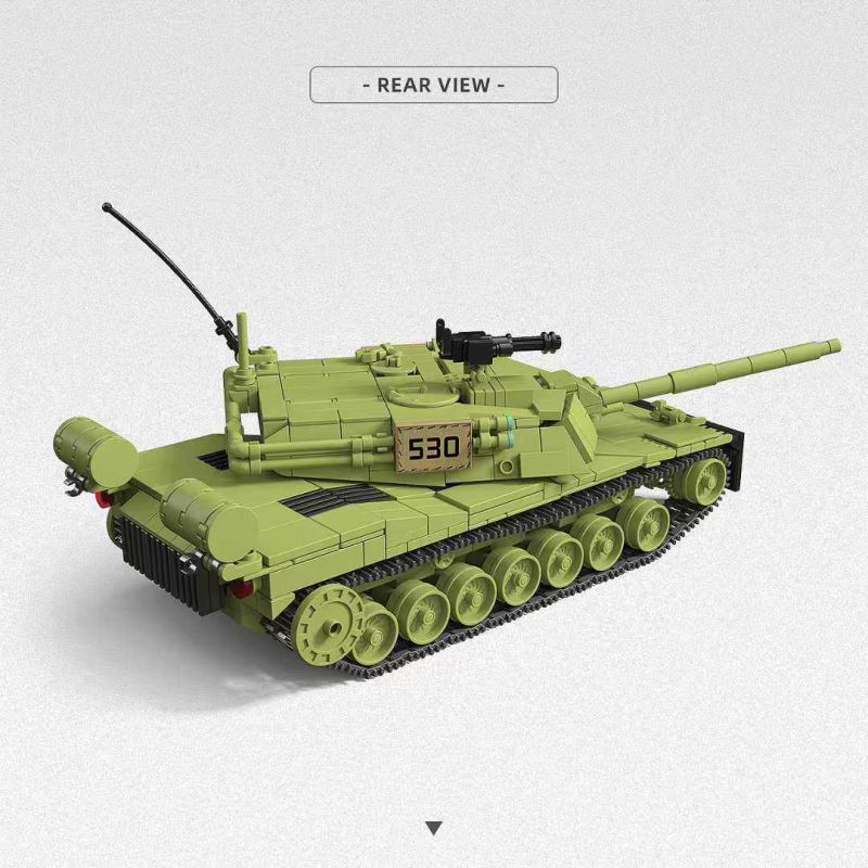 THIRDPARTY 300027 XE TĂNG M1 KRASNOVIA 1:35 tỷ lệ 1:35 bộ đồ chơi xếp lắp ráp ghép mô hình Military Army M1-KVT Quân Sự Bộ Đội 1154 khối