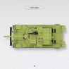 THIRDPARTY 300027 XE TĂNG M1 KRASNOVIA 1:35 tỷ lệ 1:35 bộ đồ chơi xếp lắp ráp ghép mô hình Military Army M1-KVT Quân Sự Bộ Đội 1154 khối