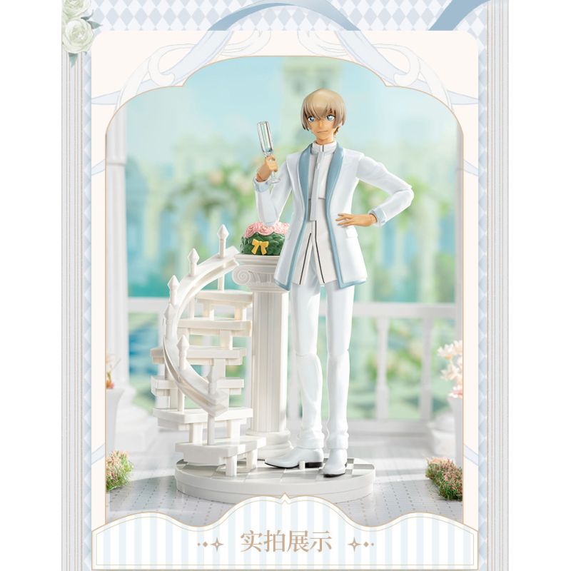 BLOKEES 73511 THÁM TỬ LỪNG DANH CONAN PHIÊN BẢN THẦN KỲ KỶ NIỆM 30 NĂM TORU AMURO MẶC VÁY TRẮNG bộ đồ chơi xếp lắp ráp ghép mô hình Movie & Game Phim Và Trò Chơi