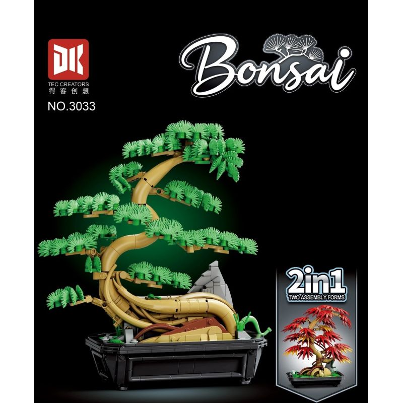 DK 3033 CHÀO MỪNG CÂY THÔNG VÀ PHONG bộ đồ chơi xếp lắp ráp ghép mô hình Creator Sáng Tạo 1023 khối