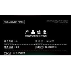 DK 3033 CHÀO MỪNG CÂY THÔNG VÀ PHONG bộ đồ chơi xếp lắp ráp ghép mô hình Creator Sáng Tạo 1023 khối