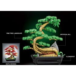 DK 3033 CHÀO MỪNG CÂY THÔNG VÀ PHONG bộ đồ chơi xếp lắp ráp ghép mô hình Creator Sáng Tạo 1023 khối