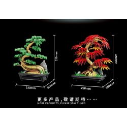 DK 3033 CHÀO MỪNG CÂY THÔNG VÀ PHONG bộ đồ chơi xếp lắp ráp ghép mô hình Creator Sáng Tạo 1023 khối