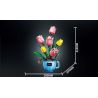 DK 3034 TÁCH CÀ PHÊ HOA TULIP bộ đồ chơi xếp lắp ráp ghép mô hình Creator Sáng Tạo 551 khối