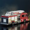 XBERT 66148 XE CỨU HỎA MỸ NÂNG CAO THÁP NƯỚC bộ đồ chơi xếp lắp ráp ghép mô hình Creator US FIRETRUCK ELEVATED WATER TOWERS Sáng Tạo 3033 khối