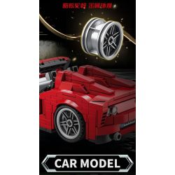 Kazi KY6154 6154 DỰ ÁN XE HƠI HẠNG SANG THỂ THAO LZ-LPA bộ đồ chơi xếp lắp ráp ghép mô hình Speed Champions Racing Cars Đua Xe Công Thức 436 khối