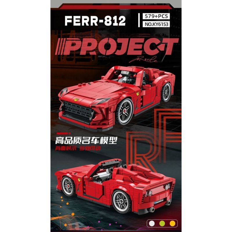 Kazi KY6154 6154 DỰ ÁN XE HƠI HẠNG SANG THỂ THAO LZ-LPA bộ đồ chơi xếp lắp ráp ghép mô hình Speed Champions Racing Cars Đua Xe Công Thức 436 khối