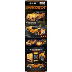 Kazi KY6154 6154 DỰ ÁN XE HƠI HẠNG SANG THỂ THAO LZ-LPA bộ đồ chơi xếp lắp ráp ghép mô hình Speed Champions Racing Cars Đua Xe Công Thức 436 khối