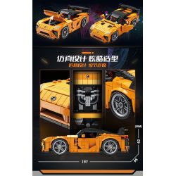 Kazi KY6154 6154 DỰ ÁN XE HƠI HẠNG SANG THỂ THAO LZ-LPA bộ đồ chơi xếp lắp ráp ghép mô hình Speed Champions Racing Cars Đua Xe Công Thức 436 khối