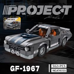 Kazi KY6155 6155 DỰ ÁN XE SANG THỂ THAO GF-1967 bộ đồ chơi xếp lắp ráp ghép mô hình Speed Champions Racing Cars Đua Xe Công Thức 562 khối
