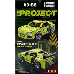 Kazi KY6155 6155 DỰ ÁN XE SANG THỂ THAO GF-1967 bộ đồ chơi xếp lắp ráp ghép mô hình Speed Champions Racing Cars Đua Xe Công Thức 562 khối