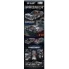 Kazi KY6155 6155 DỰ ÁN XE SANG THỂ THAO GF-1967 bộ đồ chơi xếp lắp ráp ghép mô hình Speed Champions Racing Cars Đua Xe Công Thức 562 khối