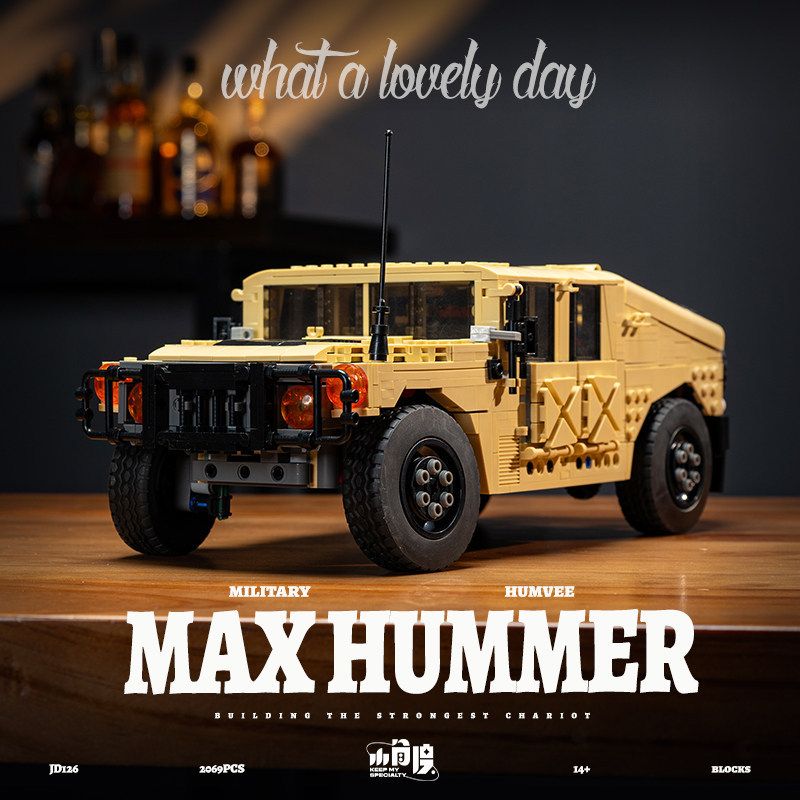 SMALL ANGLE JD126 THAY ĐỔI MAD MAX BUGGY bộ đồ chơi xếp lắp ráp ghép mô hình Creator MAX HUMMER Sáng Tạo 2069 khối