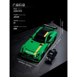 SMALL ANGLE JD104 MERCEDES-BENZ ÁC QUỶ XANH AMG bộ đồ chơi xếp lắp ráp ghép mô hình Creator Sáng Tạo 1585 khối