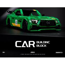 SMALL ANGLE JD104 MERCEDES-BENZ ÁC QUỶ XANH AMG bộ đồ chơi xếp lắp ráp ghép mô hình Creator Sáng Tạo 1585 khối