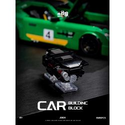 SMALL ANGLE JD104 MERCEDES-BENZ ÁC QUỶ XANH AMG bộ đồ chơi xếp lắp ráp ghép mô hình Creator Sáng Tạo 1585 khối