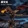 BEAUTIFUL AND 130102 CHARIZARD bộ đồ chơi xếp lắp ráp ghép mô hình FLAME DRAGON 1439 khối