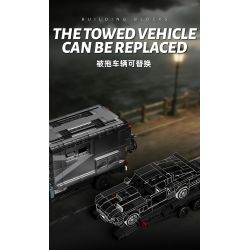 12GO 95003 GÓI XE KÉO SIÊU UNIMOG RV+ bộ đồ chơi xếp lắp ráp ghép mô hình Creator Sáng Tạo 2135 khối