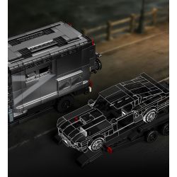 12GO 95003 GÓI XE KÉO SIÊU UNIMOG RV+ bộ đồ chơi xếp lắp ráp ghép mô hình Creator Sáng Tạo 2135 khối