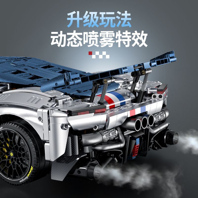 GULY 10656 SIÊU XE FERRARI F80 1:8 tỷ lệ 1:8 bộ đồ chơi xếp lắp ráp ghép mô hình Technic Kỹ Thuật Công Nghệ Cao Mô Hình Phương Tiện 3998 khối