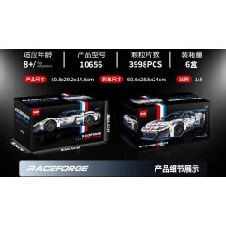 GULY 10656 SIÊU XE FERRARI F80 1:8 tỷ lệ 1:8 bộ đồ chơi xếp lắp ráp ghép mô hình Technic Kỹ Thuật Công Nghệ Cao Mô Hình Phương Tiện 3998 khối