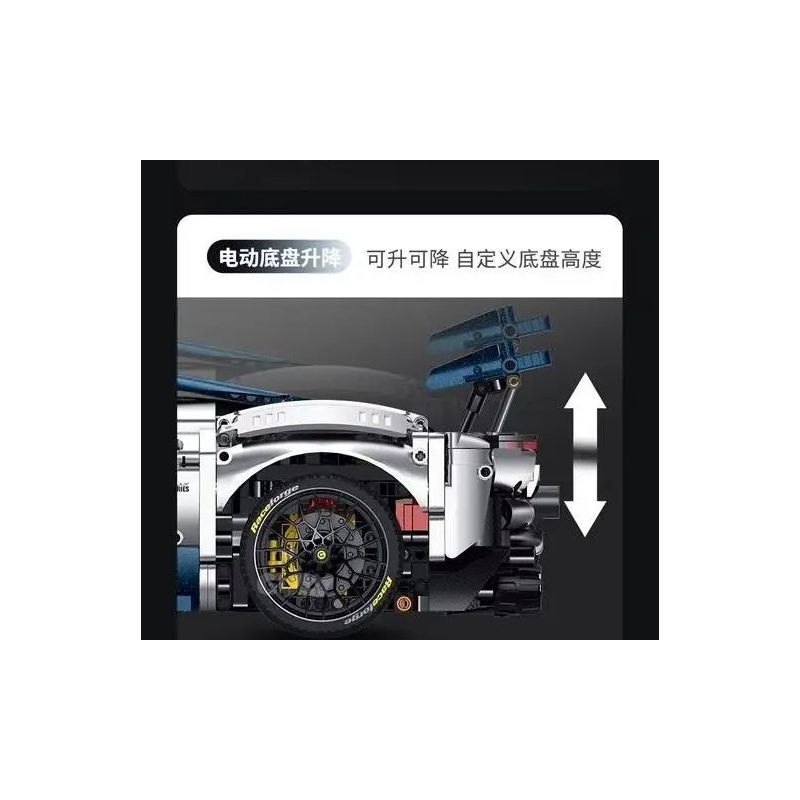 GULY 10656 SIÊU XE FERRARI F80 1:8 tỷ lệ 1:8 bộ đồ chơi xếp lắp ráp ghép mô hình Technic Kỹ Thuật Công Nghệ Cao Mô Hình Phương Tiện 3998 khối