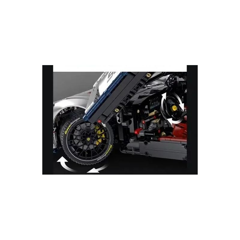 GULY 10656 SIÊU XE FERRARI F80 1:8 tỷ lệ 1:8 bộ đồ chơi xếp lắp ráp ghép mô hình Technic Kỹ Thuật Công Nghệ Cao Mô Hình Phương Tiện 3998 khối