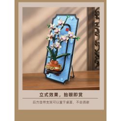 KAIYU KEEYEE WORLD K96235 96235 TRANH TREO HOA LAN bộ đồ chơi xếp lắp ráp ghép mô hình Arts & Crafts PHOTO FRAME 531 khối
