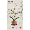 KAIYU KEEYEE WORLD K96235 96235 TRANH TREO HOA LAN bộ đồ chơi xếp lắp ráp ghép mô hình Arts & Crafts PHOTO FRAME 531 khối