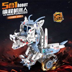 KAIYU KEEYEE WORLD K96229 96229 ROBOT LẬP TRÌNH NĂM BIẾN CHARIZARD bộ đồ chơi xếp lắp ráp ghép mô hình Technic Kỹ Thuật Công Nghệ Cao Mô Hình Phương Tiện 342 khối