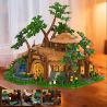 XBERT 66217 TÚP LỀU TRÚ ẨN TRONG RỪNG bộ đồ chơi xếp lắp ráp ghép mô hình Creator WOOLAND SANCTHARY Sáng Tạo 1854 khối