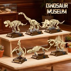 JIESTAR 57035 BẢO TÀNG KHỦNG LONG TYRANNOSAURUS REX bộ đồ chơi xếp lắp ráp ghép mô hình DINOSAUR MUSSUM 289 khối