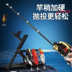 KAIYU KEEYEE WORLD K96227 96227 CẦN CÂU GIỌT NƯỚC bộ đồ chơi xếp lắp ráp ghép mô hình Creator FISHING Sáng Tạo 425 khối