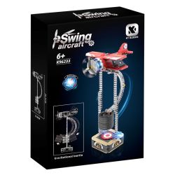 KAIYU KEEYEE WORLD K96233 96233 MÁY BAY XOAY TRỌNG LỰC GIẢM ÁP bộ đồ chơi xếp lắp ráp ghép mô hình Creator SWING AIRCRAFT Sáng Tạo 460 khối
