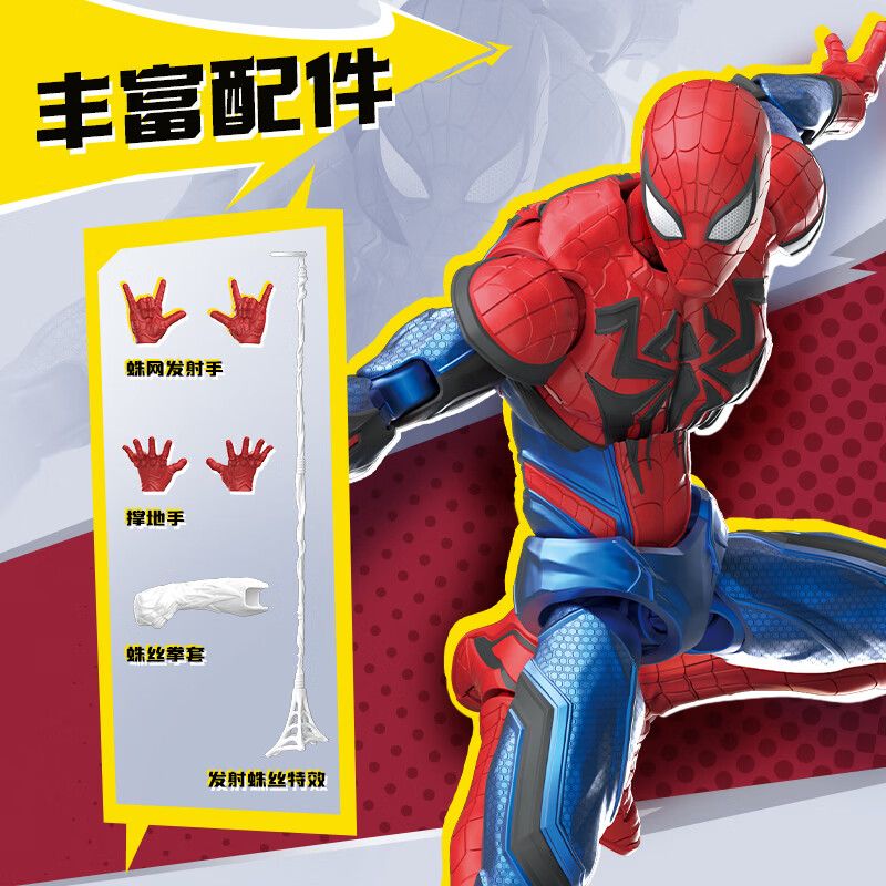BLOKEES 81118 MARVEL ĐỐI ĐẦU SPIDER-MAN BEYOND EDITION CC-06 bộ đồ chơi xếp lắp ráp ghép mô hình Technic Kỹ Thuật Công Nghệ Cao Mô Hình Phương Tiện