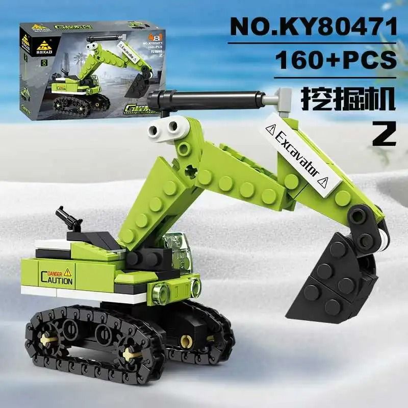 Kazi KY80471 80471 G-CHENG KỸ THUẬT 4 TRONG 1 8 MẪU bộ đồ chơi xếp lắp ráp ghép mô hình Creator Sáng Tạo 974 khối