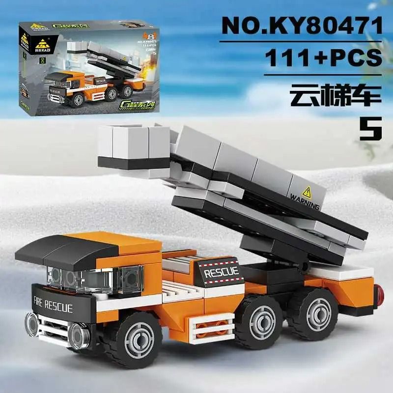 Kazi KY80471 80471 G-CHENG KỸ THUẬT 4 TRONG 1 8 MẪU bộ đồ chơi xếp lắp ráp ghép mô hình Creator Sáng Tạo 974 khối