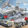 Kazi KY8312 8312 TRANG BỊ HIỆN ĐẠI TÀU SÂN BAY SỐ 005 4 LOẠI KHU TRỤC TYPE 055 TÊN LỬA PHÒNG KHÔNG HQ16 PHÁO TĂNG HẠNG NHẸ 15 MÁY CHIẾN ĐẤU J-16 bộ đồ chơi xếp lắp ráp ghép mô hình Military Army Quân Sự Bộ Đội 589 khối