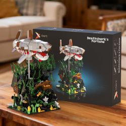 XBERT 66160 VẬN MAY CÁ MẬP bộ đồ chơi xếp lắp ráp ghép mô hình Arts & Crafts DEATH SHARK'S FORTUNE 1014 khối